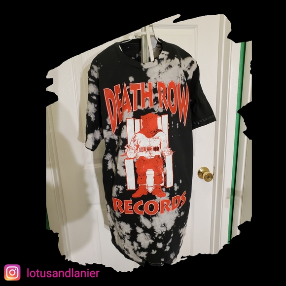 Death Row Records Tye Dye T-Shirt Sz Medium Slim - Picture 1 of 6